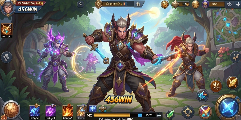 Tampilan menakjubkan gameplay 456WIN dalam petualangan ARPG.