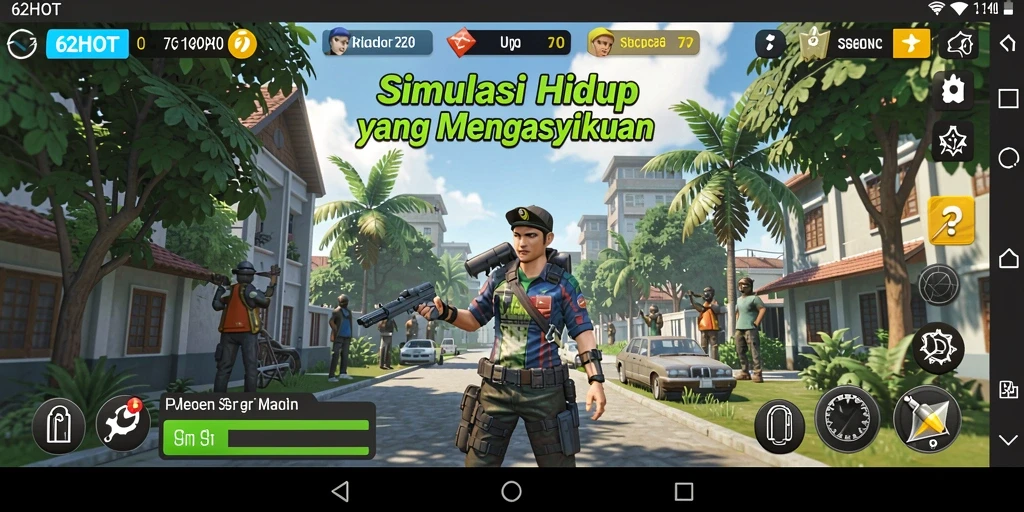 Tampilan gameplay <strong>62HOT</strong> yang menakjubkan dan interaktif.