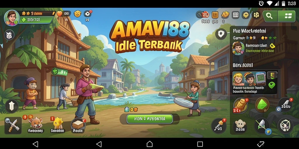 Tampilan gameplay AMAVI88 yang menarik dan penuh warna.