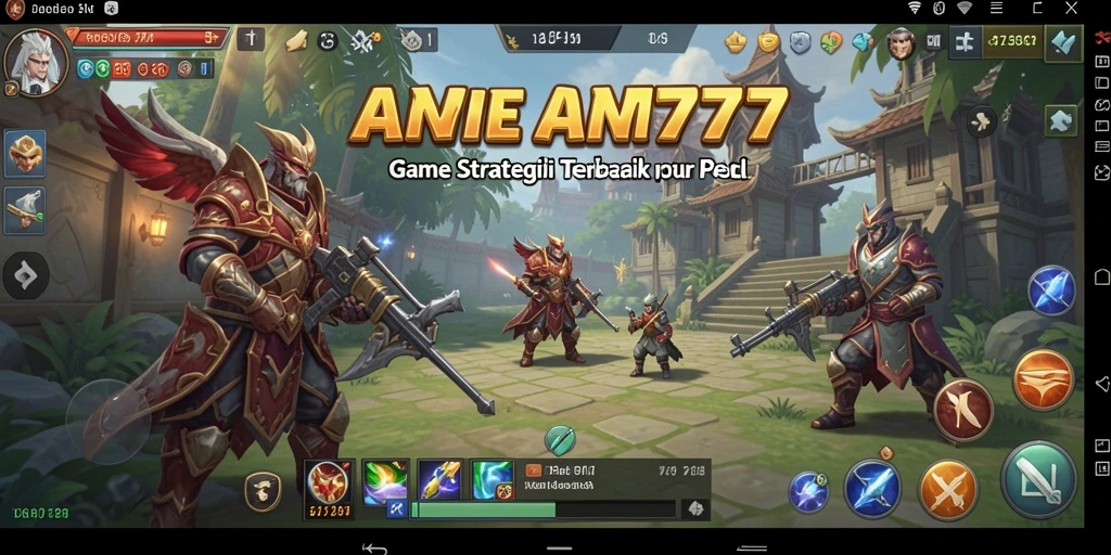 Tampilan gameplay AN777 dengan aksi pertempuran yang mendebarkan.