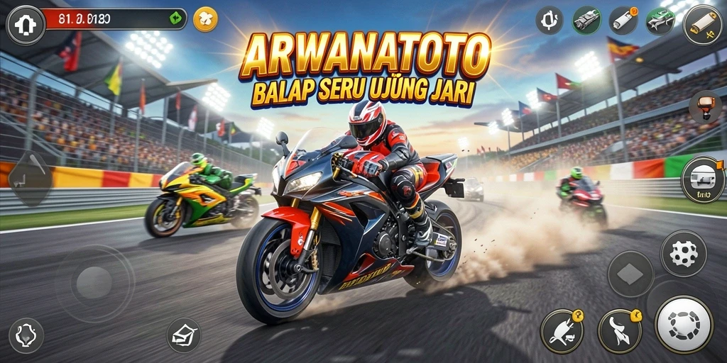 Tampilan menarik dari gameplay ARWANATOTO yang mendebarkan.