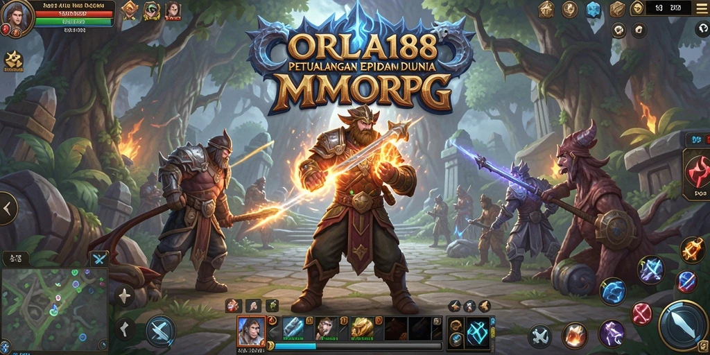 Screenshot gameplay CORLA188, menunjukkan aksi pertarungan yang mendebarkan.