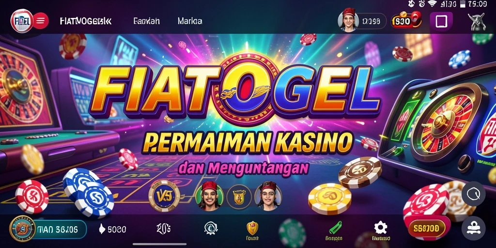 Tampilan gameplay Kasino yang mendebarkan di FIATOGEL.