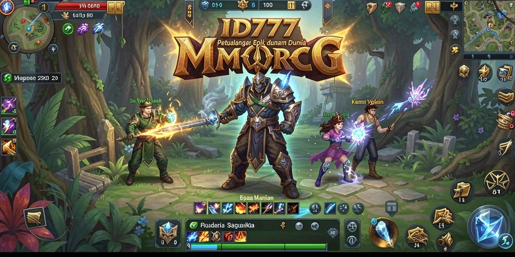 Gameplay seru dan interaktif di ID777 dengan suasana MMORPG yang mendalam.