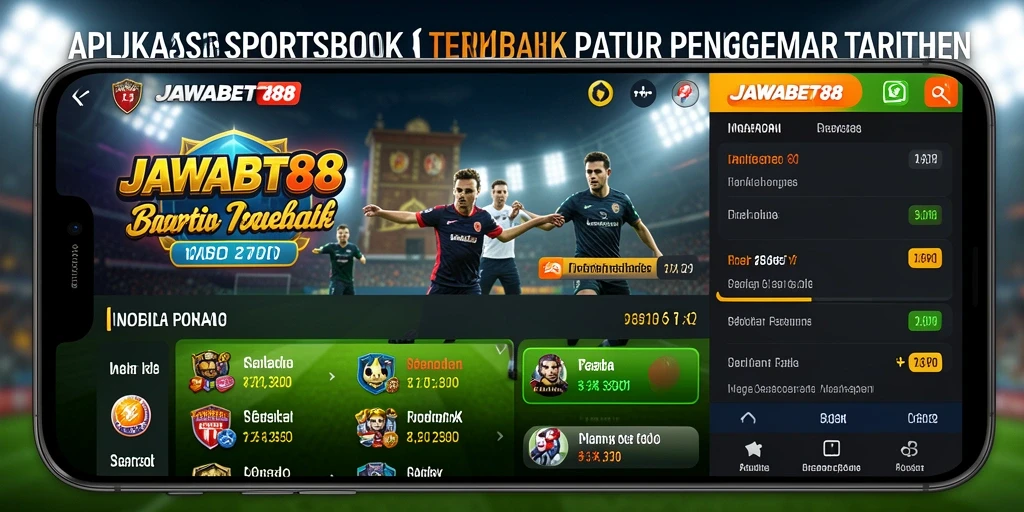 Tangkapan layar dari tampilan antarmuka JAWABET88 yang menarik dan interaktif.