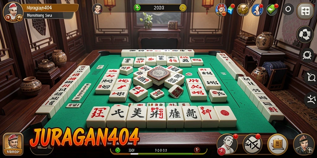Tampilan gameplay JURAGAN404 yang penuh warna dan seru.