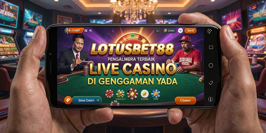 Tampilan menarik dari gameplay LOTUSBET88 dalam Live Casino.