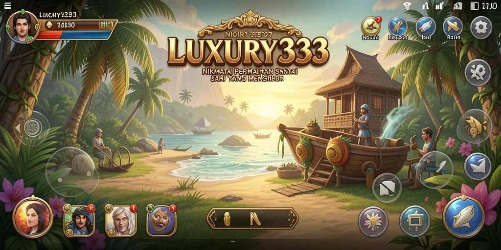 Tampilan gameplay <strong>LUXURY333</strong> yang menarik dan penuh warna.