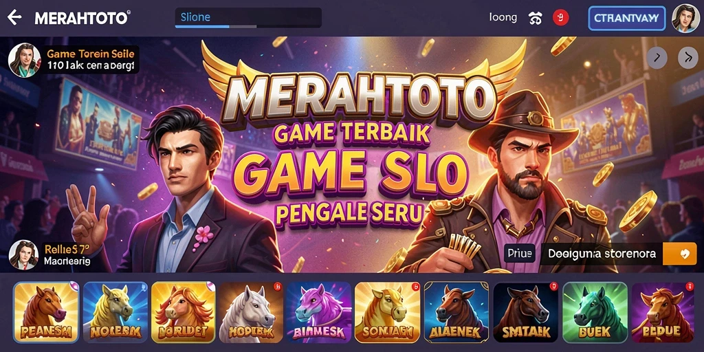 Tampilan gameplay <strong>MERAHTOTO</strong> yang menawan dan penuh warna.