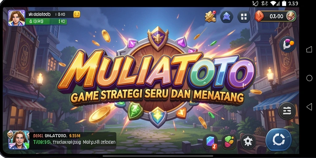 Tampilan gameplay seru dalam permainan strategi MULIATOTO.