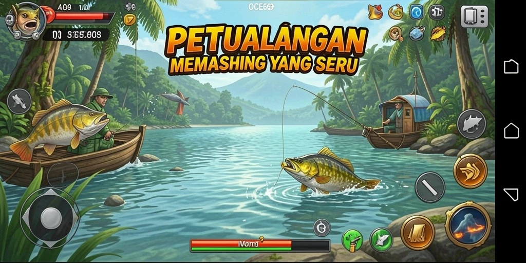 Tangkapan besar dalam permainan OCE69 yang menampilkan grafis memukau.