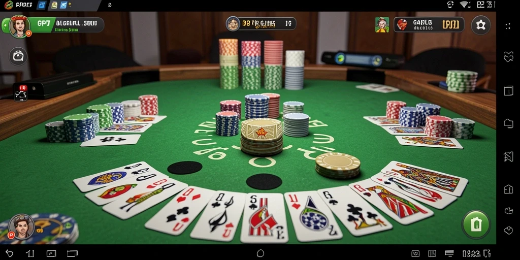 Tampilan gameplay Gaple yang seru dan interaktif di PP7.