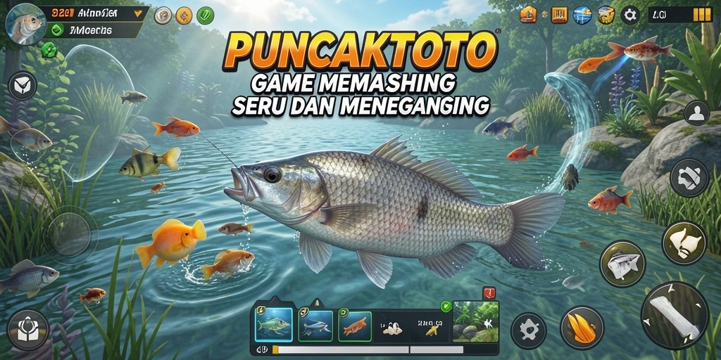 Tangkapan ikan besar dalam gameplay PUNCAKTOTO yang menantang.