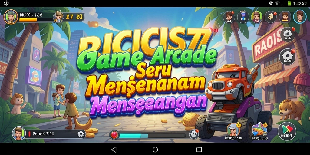 Tampilan gameplay seru dan penuh tantangan di RICIS77.