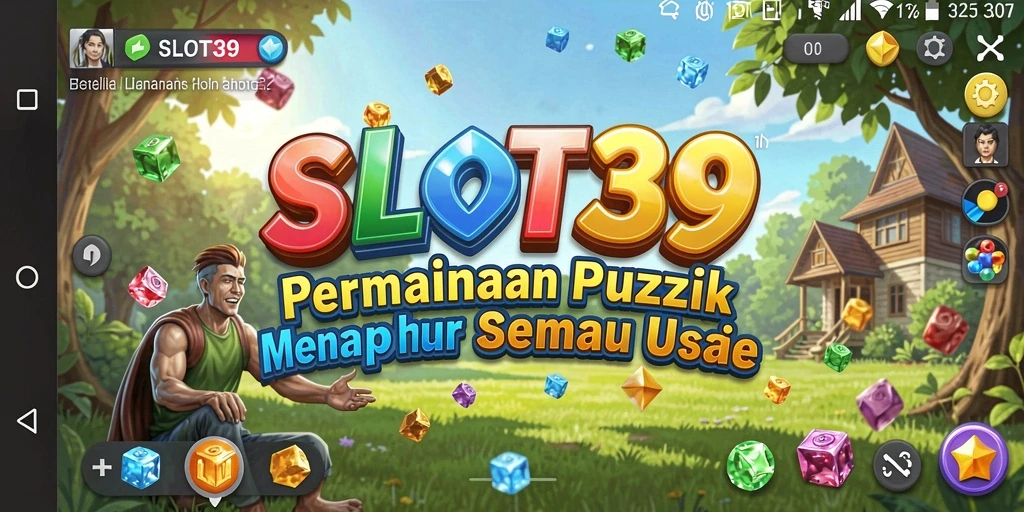 Tampilan seru gameplay SLOT39 dengan tantangan Puzzle.