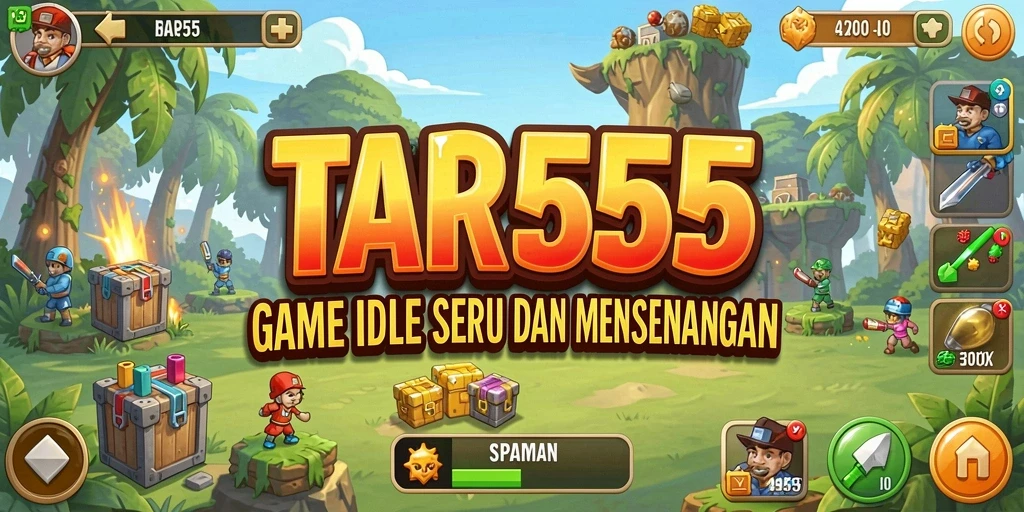 Tampilan gameplay TAR555 yang seru dan menarik.