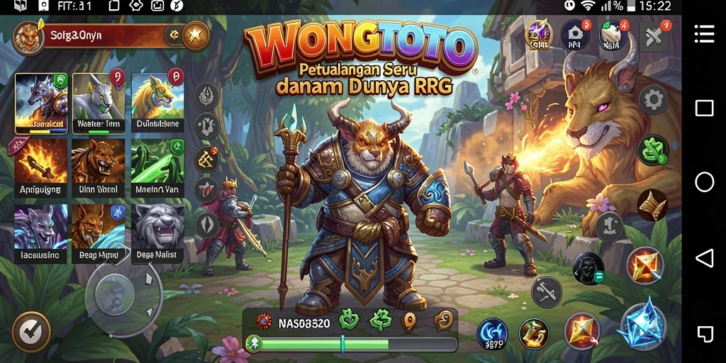 Tampilan gameplay menarik dari WONGTOTO dengan pertempuran yang seru.